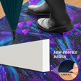 thumbnail image 2 of Yayeee Doormat for Inside 20"x32" Absorbent Low-Profile Washable Non-Slip Rubber Backed Entryway Rug, Night Mushrooms Pattern, 2 of 8