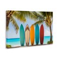 thumbnail image 3 of Stupell Industries Colorful Surfboards Shoreline Canvas Wall Art, design by LSR Design Studio, 30 x 45, 3 of 7