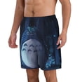 thumbnail image 2 of Totoro Men's Swim Trunks Quick Dry Beach Board Shorts with Pockets Mesh Lining Bathing Suits, 2 of 7