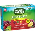 thumbnail image 2 of Black Forest Juicy Burst Mixed Fruit Medley Fruit Snacks, 0.8 oz, 28 Count, 2 of 5