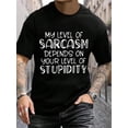 thumbnail image 1 of Cotton Men's Creative Top - Casual Short Sleeve Crew Neck T-shirt for Summer Outdoor, 1 of 6