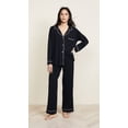 thumbnail image 2 of Pijama Eberjey Gisele Largo Conjunto Negro Rosa Sorbete Grande, 2 of 6