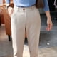 thumbnail image 3 of Pantalones de tubo Harem de lana para mujer, traje informal de cintura alta para oficina, otoño e invierno, 2024, 3 of 5
