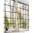 thumbnail image 6 of Kira Home Romine 12" Modern Gold Pendant Light with Cone Metal Shade, Mid-Century Gold Hanging Light, Cool Brass Finish, 6 of 8
