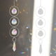 thumbnail image 4 of Wind Chime Crystal Light Catcher Ball Ornaments Round Frame Pendant (3) Hugtrwg Libre de BPA, 4 of 4