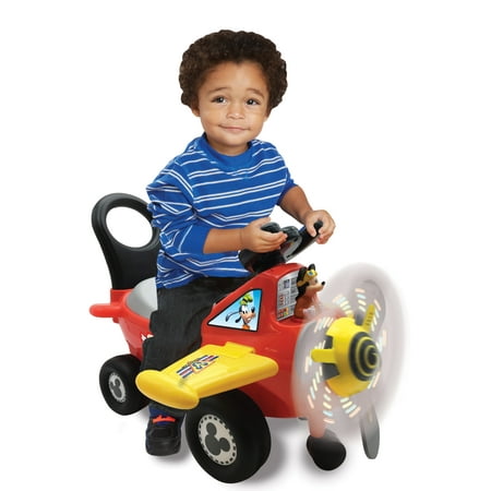 UPC: 0661148535610 | Kiddieland Disney Mickey Mouse Clubhouse Plane Light and Sound Activity Ride-On