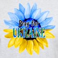 thumbnail image 3 of CafePress - Pray For Ukraine Blue And Yellow Sunflower T Shirt - Men's Classic Graphic T-Shirt, 3 of 4