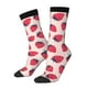 thumbnail image 1 of Fotbe Strawberry Calcetas Largas con Estampado para Hombre y Mujer – Calcetas de Compresión Transpirables y Elásticas, Viajar y Uso Diario Talla 5-11, 1 of 6