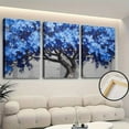 thumbnail image 2 of Shadudu A Bold Painting Style of a Solitary _5 Print on Canvas Triptych Wall Decor for Bathroom Ready to Hang Room Home Art Decor 16x24in 3pc with Frame Inside 16x24x3pcs, 2 of 8