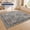 Blue/Brown, variant on Washable 3x10 Non-Slip Runner Rug for Hallway, Forest Green, Pet-Friendly for Dog and Cat Household