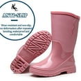 thumbnail image 3 of AUXDIQ Wellington Boots Women Mid-calf Wellies Waterproof Rain Boots Outdoor Garden Shoes, 3 of 6