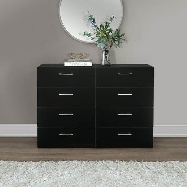 Lundy 8 Drawer Dresser Black By, 8 Drawer Dresser Modern