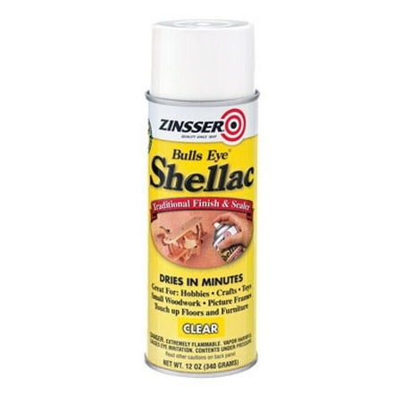 Zinsser Clear Bulls Eye  Shellac Spray Paint (Best Way To Get Shellac Off)