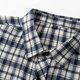 thumbnail image 5 of Blusa y camisa de manga larga con cuello vuelto para hombre, estilo informal, a cuadros, con bolsillos y botones, de licra, 5 of 8