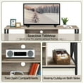 thumbnail image 3 of Yaheetech 55in TV Stand TV Console Table Cabinet with Storage for 65 inch TV, Distressed Gray, 3 of 7