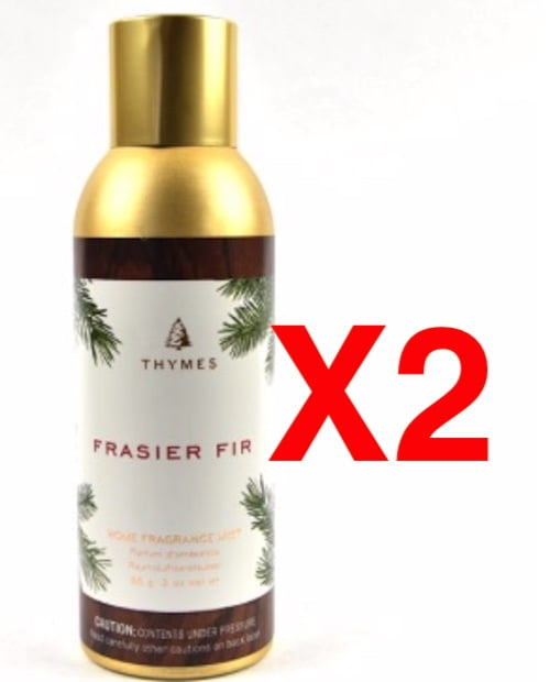 Thymes Frasier Fir Home Fragrance Mist 3 Oz (Pack of 2)