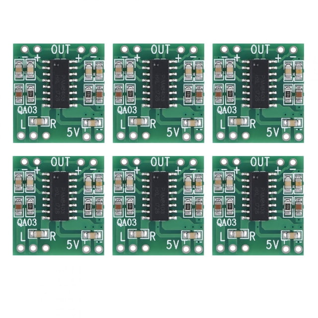 Power Amplifier Board,6pcs Super Small 3W+3W Dual Channel Power Amplifier Electronic Amplifier Leading Edge Technology