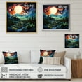 thumbnail image 4 of Designart "horizon Aurora Borealis Natures IV" Aurora Borealis Floater Framed Wall Art Print, 4 of 7