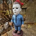 thumbnail image 4 of Horror Movie Garden Gnomes Michael Myers Statue Freddy Jason Scream Action Figure Outdoor Halloween Decorations Collectibles, 4 of 5