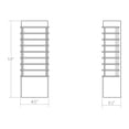 thumbnail image 2 of Sonneman 7410-Wl Tawa 13" Slim Led Sconce - Grey, 2 of 2