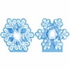 Shindigz 0.5" Frozen Wonderland Snowflake Set Cardboard Stand-Up