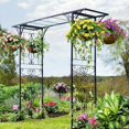 thumbnail image 5 of 2st Konstgjorda Wisteria Vine Konstgjorda växter Falska blommor Hängande växtvägg Hem Balkong Korg Dekor för heminredning 90cm (lila-grön blomma), 5 of 5