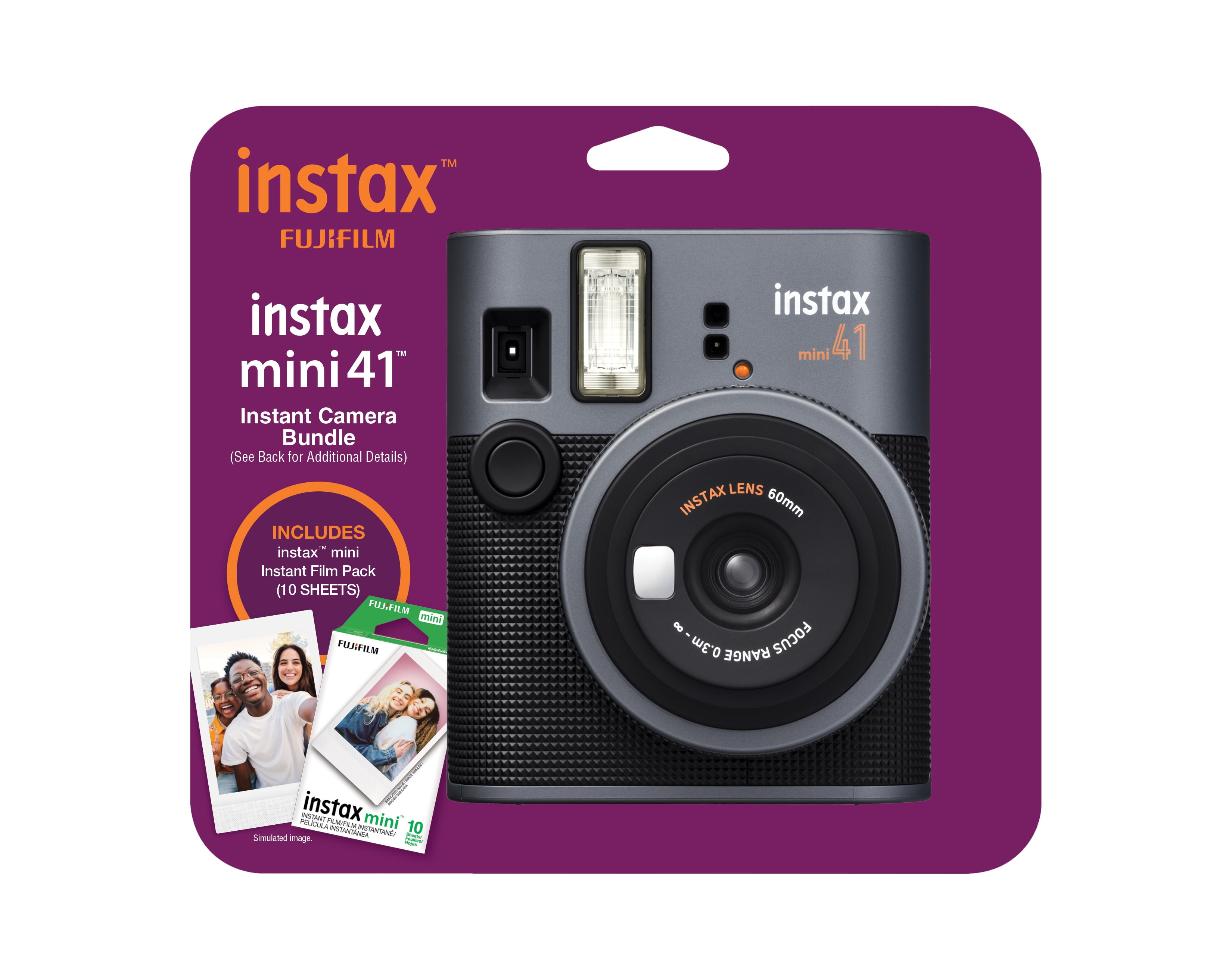 新品FUJIFILM instax mini 41 本体 ブラック/おまけ付き Amazon.com : Fujifilm Instax Mini 41 Instant Camera Vintage