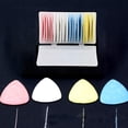thumbnail image 2 of Tiza de costura triangular de tela profesional selecta, suministros y accesorios de costura (paquete de 20) (4 colores) brillar Electrónica, 2 of 5