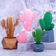 thumbnail image 4 of Hytrove Cactus Rosa De Resina Para De Escritorio Y Duradero, 4 of 6