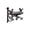 B, variant on Heavy Duty Cast Iron Bird Feeder with Hanging Bracket - Wall Mounted Bird Bath - Birds Hanger Wall Hook for Planters, Lanterns, Wind Chimes and More Garden Decorative Items