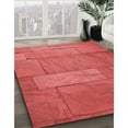 thumbnail image 3 of Ahgly Company Machine Washable Indoor Rectangle Transitional Red Area Rugs, 5' x 7', 3 of 7