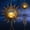 SUN, variant on Solar Wind Chimes - Retro Copper Bells, Crackle Glass Ball, Deep Tone Chime for Garden Patio Decor