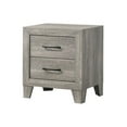 thumbnail image 5 of Contemporary 4pc Twin Size Platform Bedroom Set Gray Finish Bed Dresser Mirror Nightstand Wooden Bedroom Furniture, 5 of 6