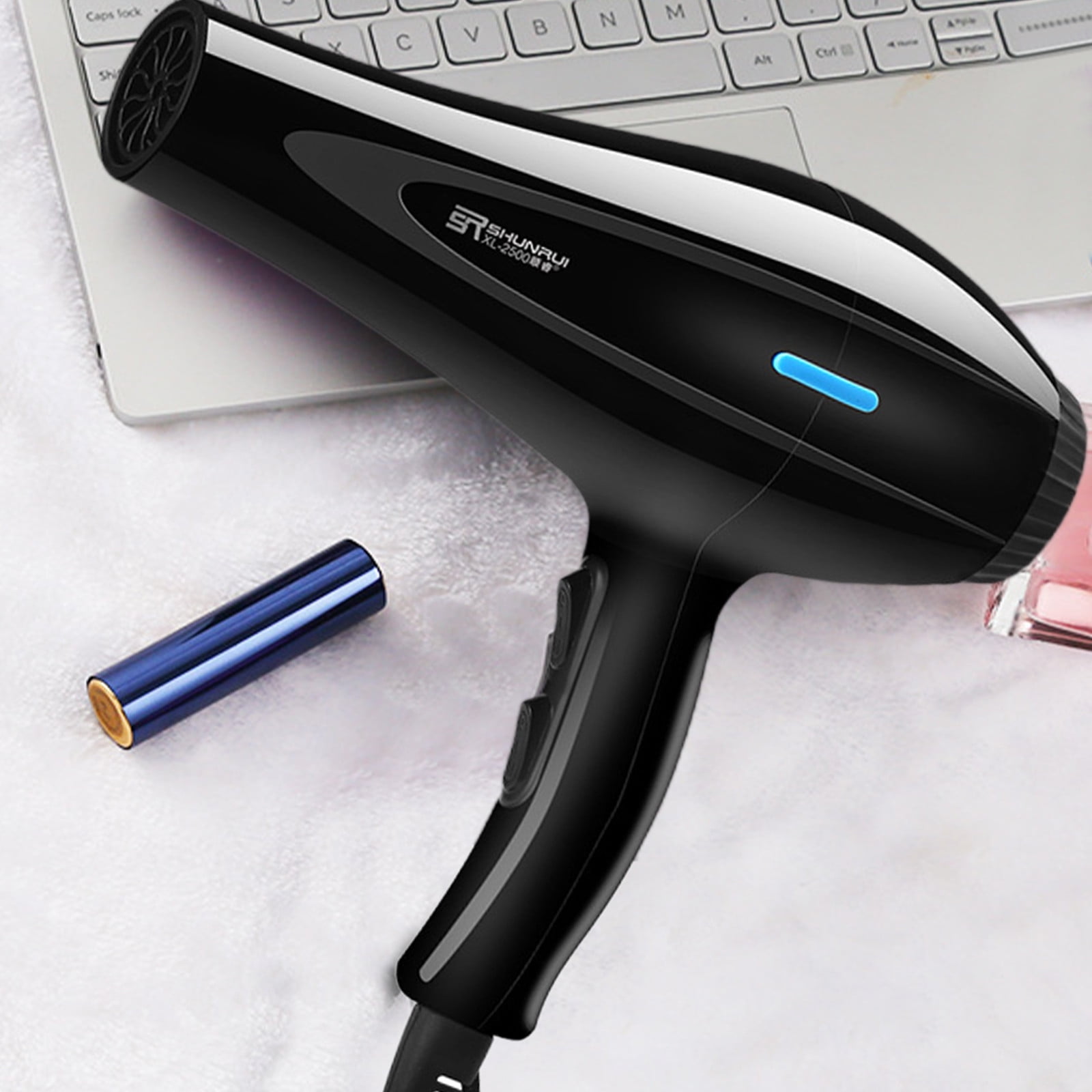 230V Hair Dryer Women's Men's Hair Dryer 5 Heat Settings Hair Dryer Quick Dry Salon Hair Dryer With Concentrator Attachment