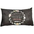 thumbnail image 1 of Chantal Lacroix - “To my teacher” Decorative Cushion, 17" x 13", 1 of 3