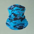 thumbnail image 4 of Summer Camo Neck Gaiter for Men Women Sun Protection Cooling Thin Face Mask Sunscreen Breathable Bandana 1 PC Royal Blue One Size, 4 of 5