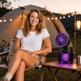 thumbnail image 3 of Mosquito Killer Fan 2-in-1 USB Rechargeable Quiet, 1 Pack With Charging Cable, Portable for Summer Outdoor Camping Hiking Backyard Patio Picnic, 3 of 5