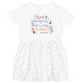 thumbnail image 3 of Inktastic She is Fierce Funny Shakespeare Quote Girls Toddler Dress, 3 of 5