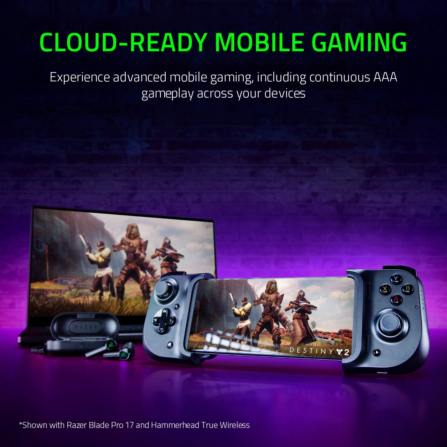 Razer Kishi Mobile Game Controller / Gamepad for Android USB-C: Xbox Game  Pass Ultimate, xCloud, Stadia, GeForce NOW, Luna - Passthrough Charging -  Low Latency Phone Controller Grip - Samsung, Pixel - Walmart.ca