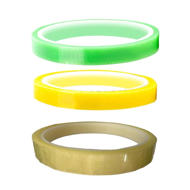Cintas de bolas adhesivas Baoblaze Manualidades de Bricolaje Amarillo Iluminado Verde