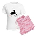 thumbnail image 6 of CafePress - I Love My Couch Potato Whippet Pajamas - Women's Short Sleeve Print T-Shirt and Pants Light Cotton Pajama Set, 6 of 7