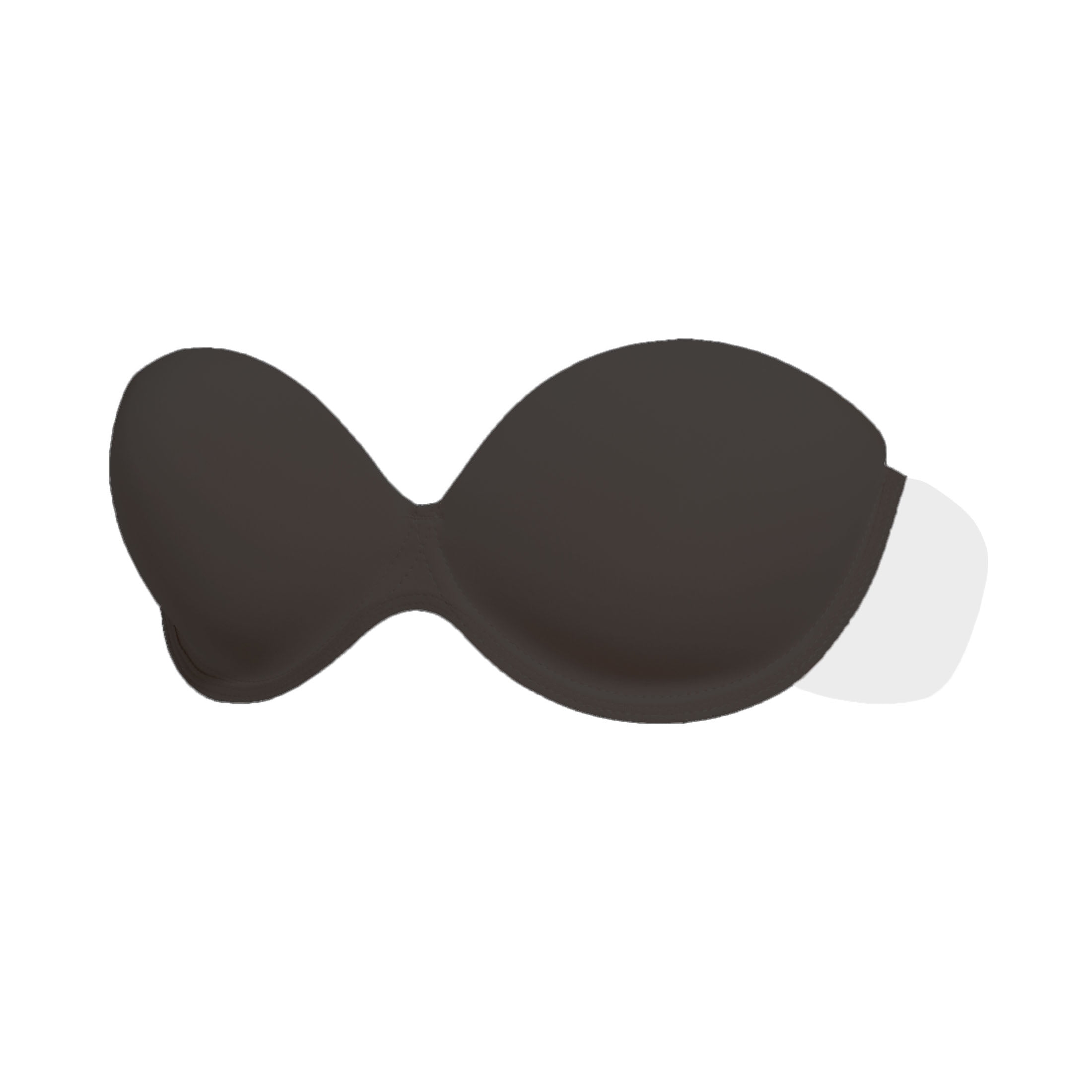 Fashion Forms Women's Plunge Backless Strapless Bra Black