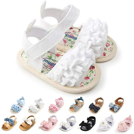 Baby Boys Girls Sandals Soft Sole Summer Shoes Baby Flat Shoes Beach Shoes First Walkers