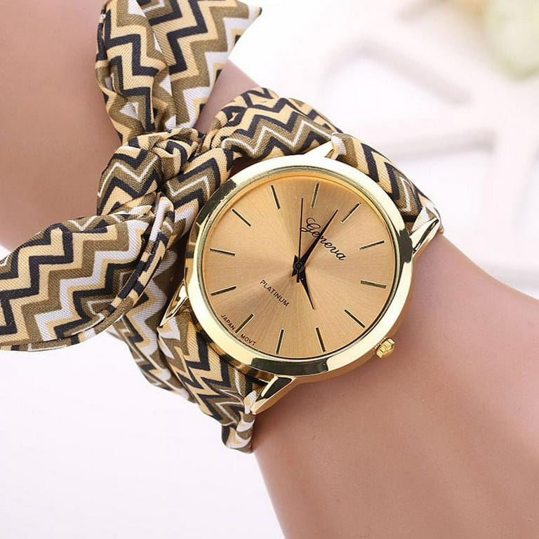 Ladies wrist watch with big dial hot sale
