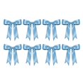 thumbnail image 2 of Christmas Bows with Satin Ribbon, Christmas Decorations for Home and Party Decor, Christmas Banner with 8 Bow Garland, 2 of 7
