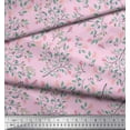 thumbnail image 3 of Soimoi Cotton Poplin FabricLeaves Print Fabric by the Yard 56 Inch Wide, 3 of 3