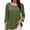 Green, variant on Women's Casual Color Block Ribbed Crew Neck Top Technical Shirts Women Long Sleeve Women Small Tops Jr Fall Fashion T Neck Tops for Women Running Top Women Long Sleeve T Shirts Women Valentines Day