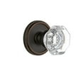 thumbnail image 6 of Grandeur Geochm_Prv_238 Georgetown Solid Brass Rose Privacy Door Knob Set - Grey, 6 of 7