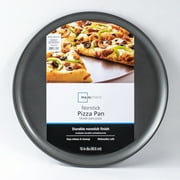 BakerEze 3-Piece Nonstick Steel Pizza Pans, 16-inch, Pizza Crisper, Set,  Gray