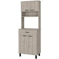 thumbnail image 1 of RST Brands Pinion MDF Kitchen Pantry Cabinet in Light Gray, 1 of 5